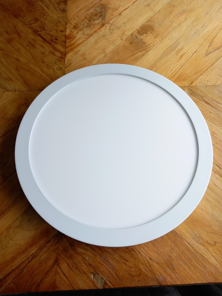 Plafondlamp wit ø42cm, Huis en Inrichting, Ophalen, Nieuw, Glas, Modern