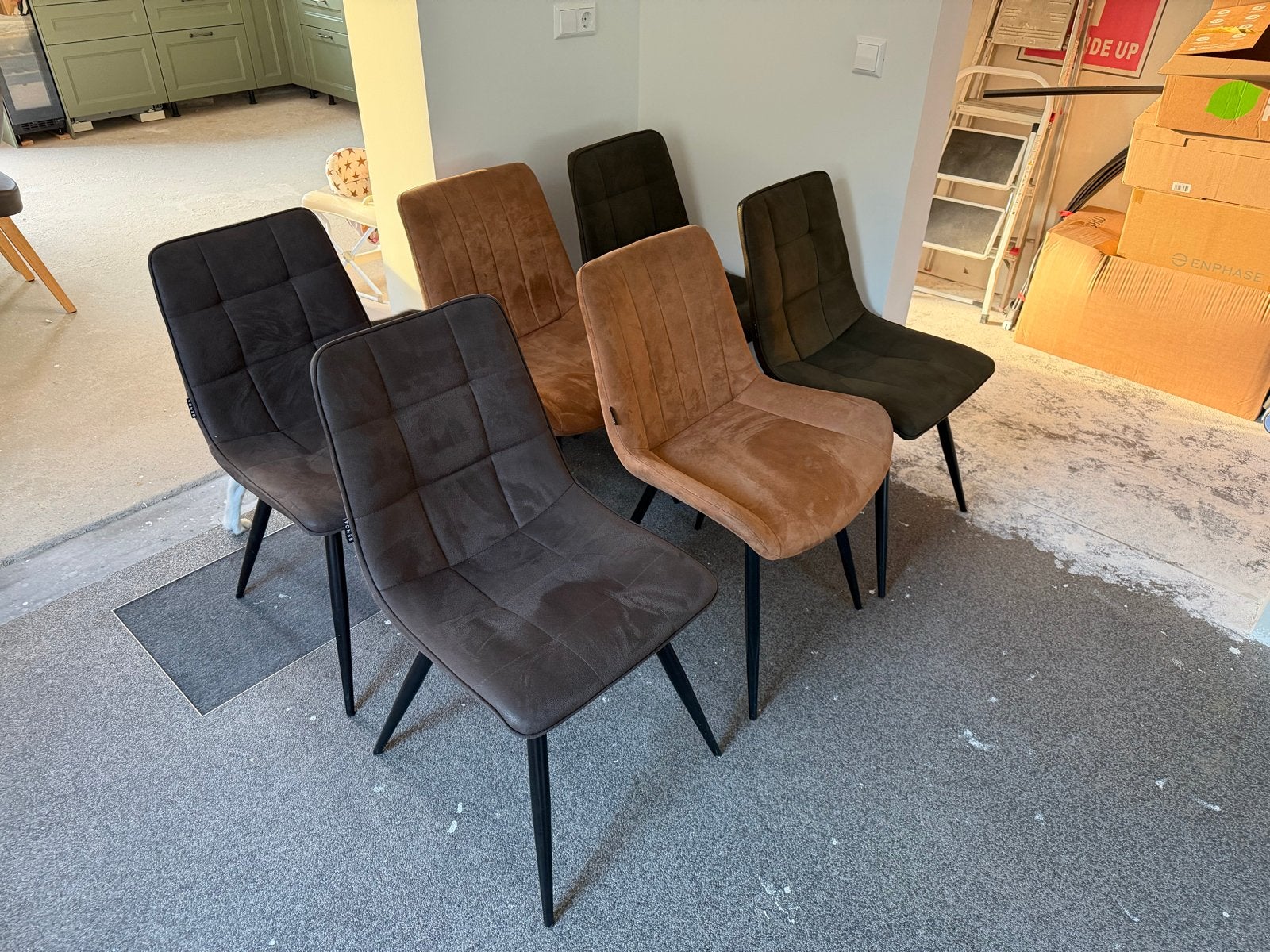 Foto 2 van Benoa eetkamerstoelen - Set van 6 in diverse kleuren