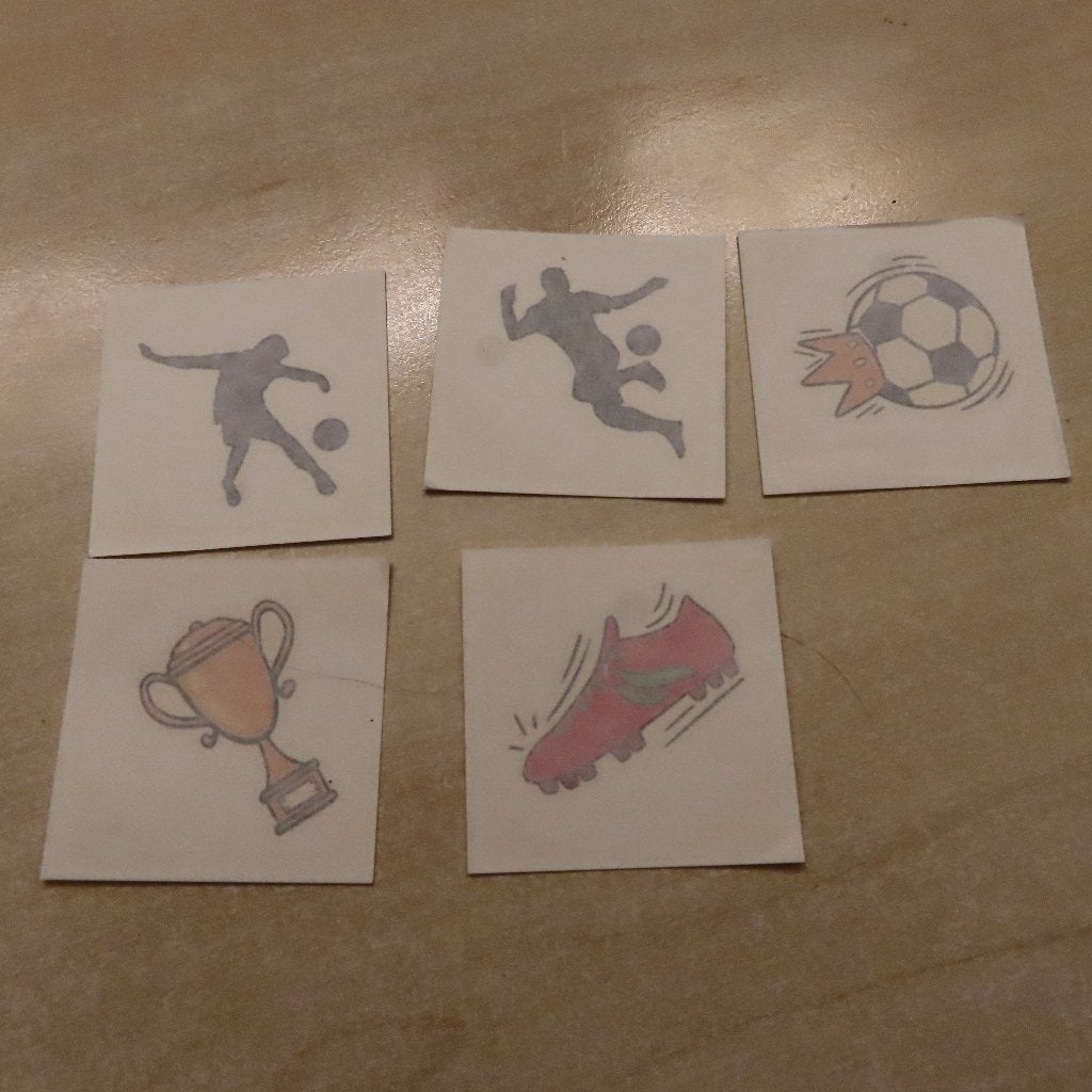 tattoos Plus voetbal plaatjes tattoos Plus voetbal FC, Verzenden, Meerdere plaatjes