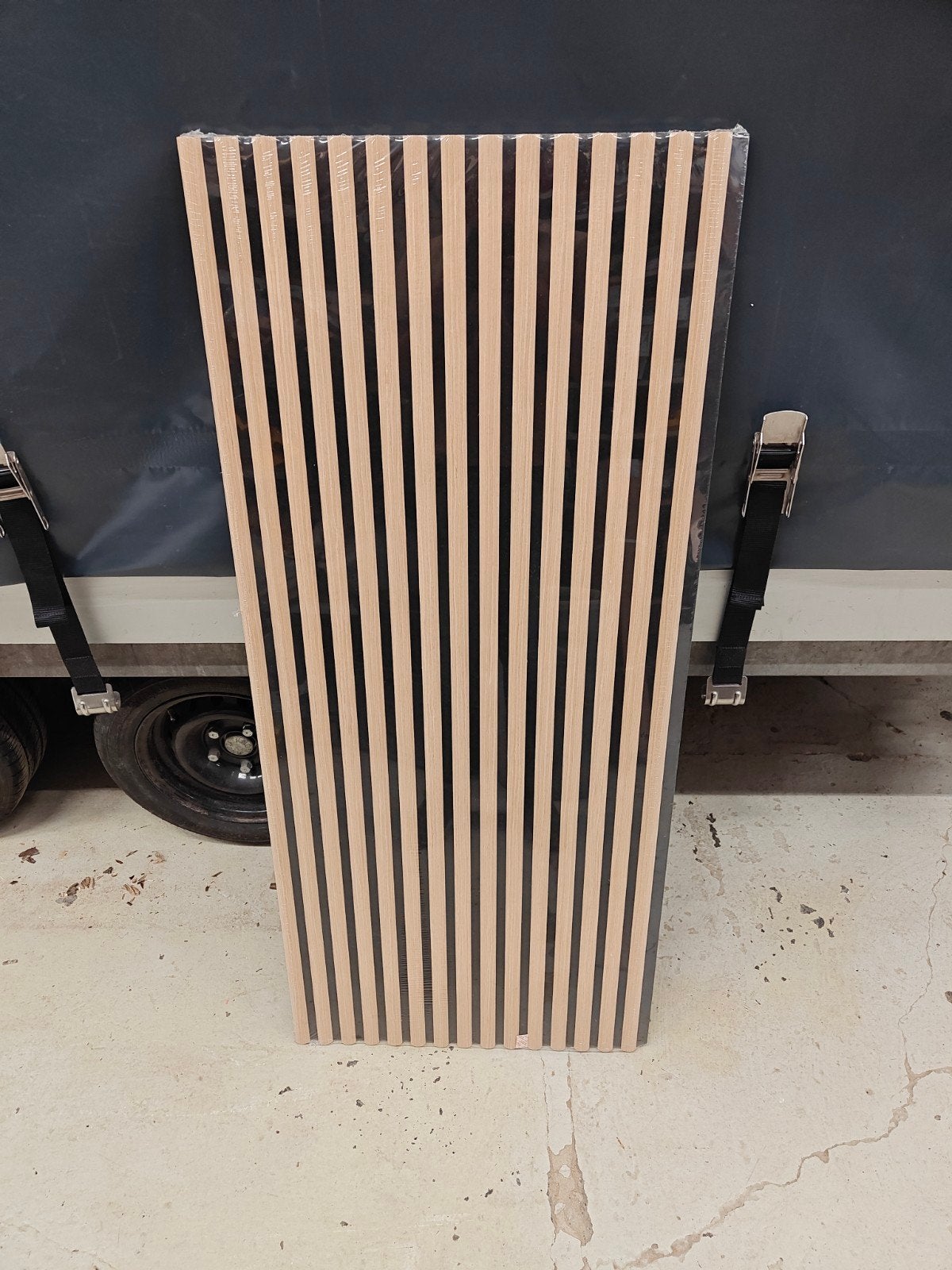 9.5 m2 Moderne houten wandpanelen -l, Huis en Inrichting, Hout, Nieuw, Bruin, Wandbord of Wandpaneel