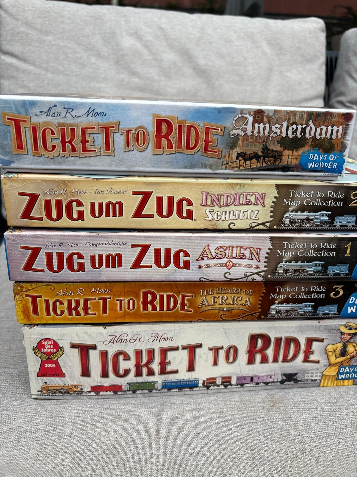 Ticket to Ride Bordspellen Collectie (5 spellen), Hobby en Vrije tijd, Gezelschapsspellen | Bordspellen, Een of twee spelers, Ophalen