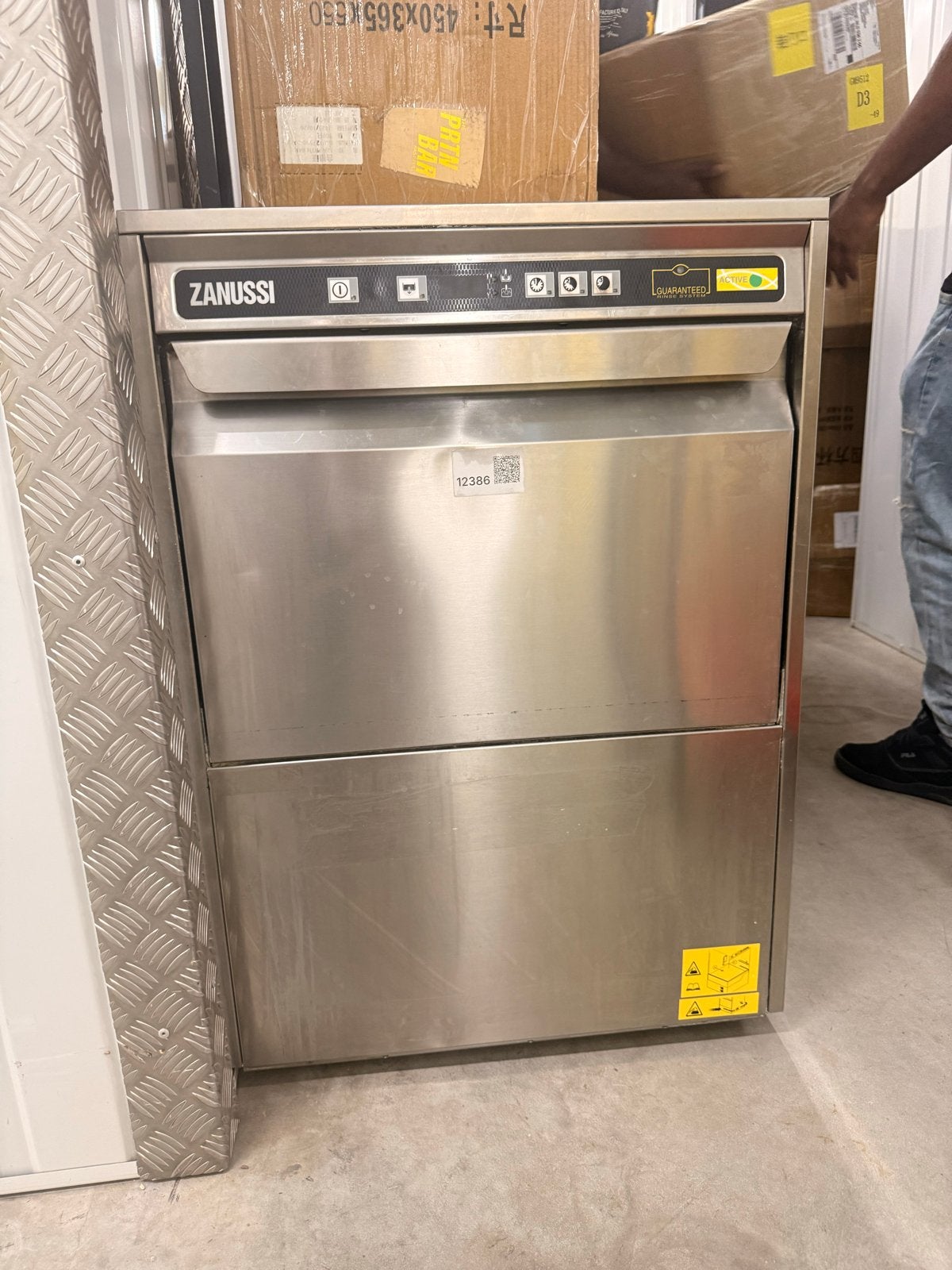 Zanussi Professionele Vaatwasser - RVS, Ophalen, Gebruikt, 60 cm of meer, 85 tot 90 cm
