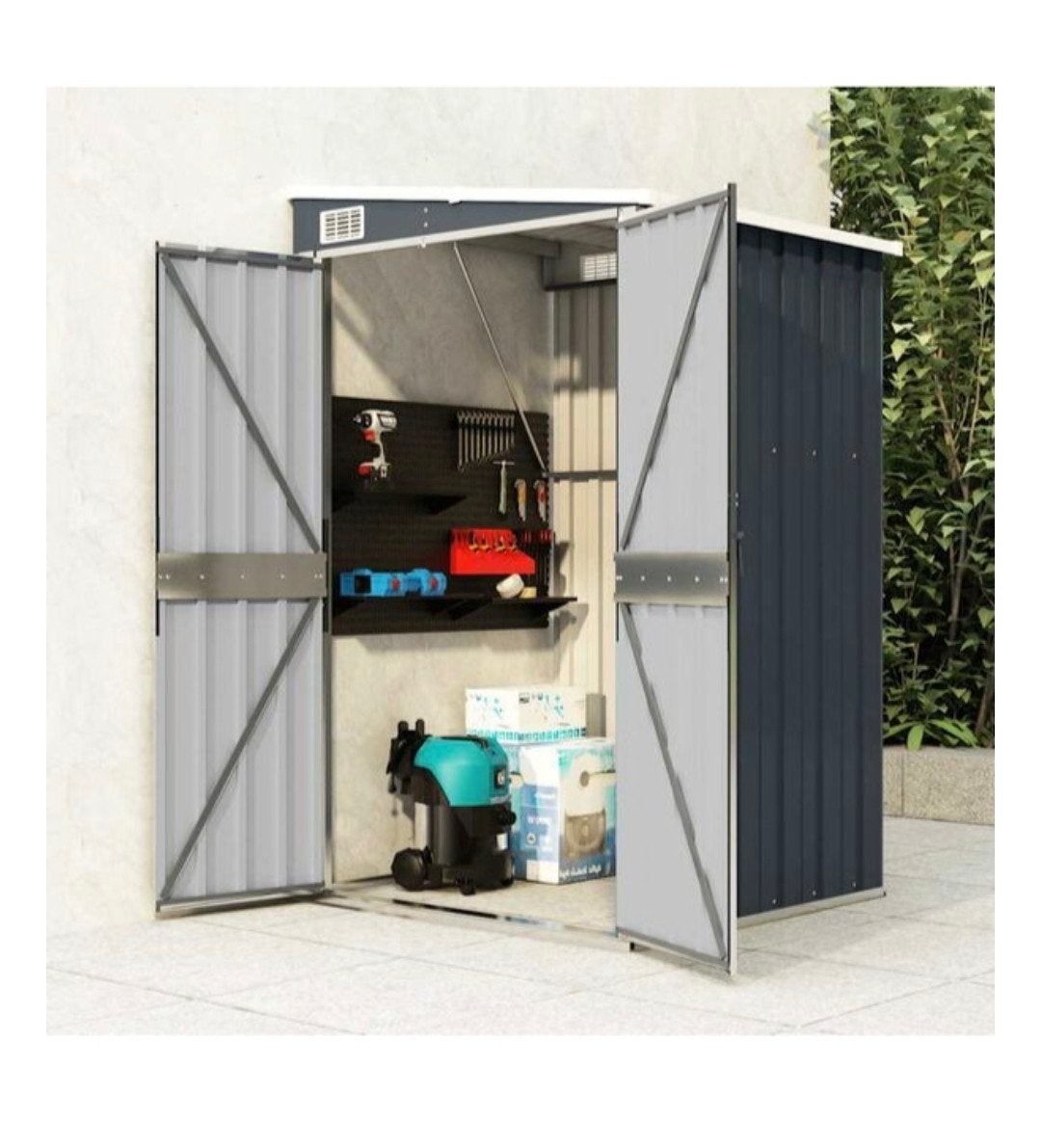 Nieuwe metalen tuinschuurtje, Ophalen of Verzenden, Nieuw, Metaal, Overige typen