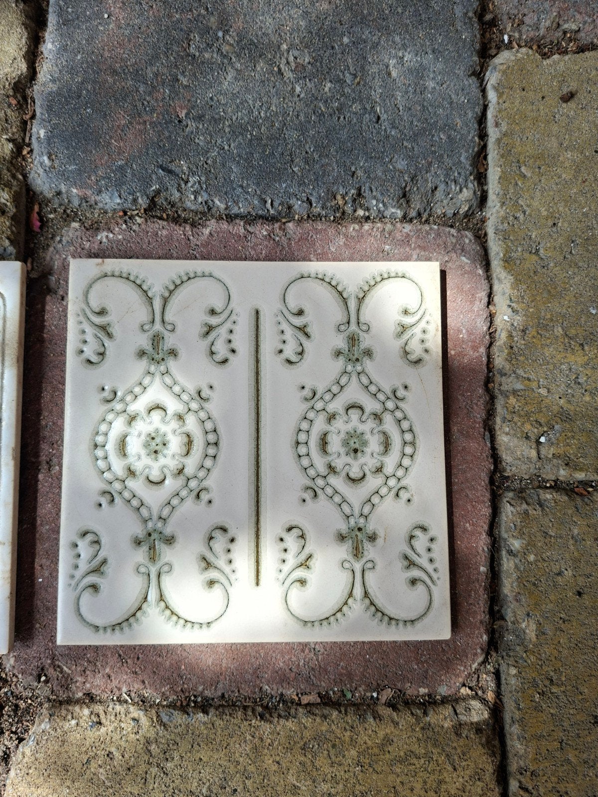 Vintage Mosa Holland tegels met bloemmotief, Ophalen