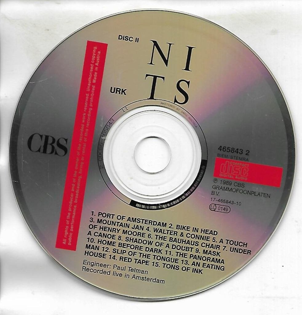Nits - Urk (alleen cd 2), Cd's en Dvd's, Ophalen of Verzenden, Gebruikt