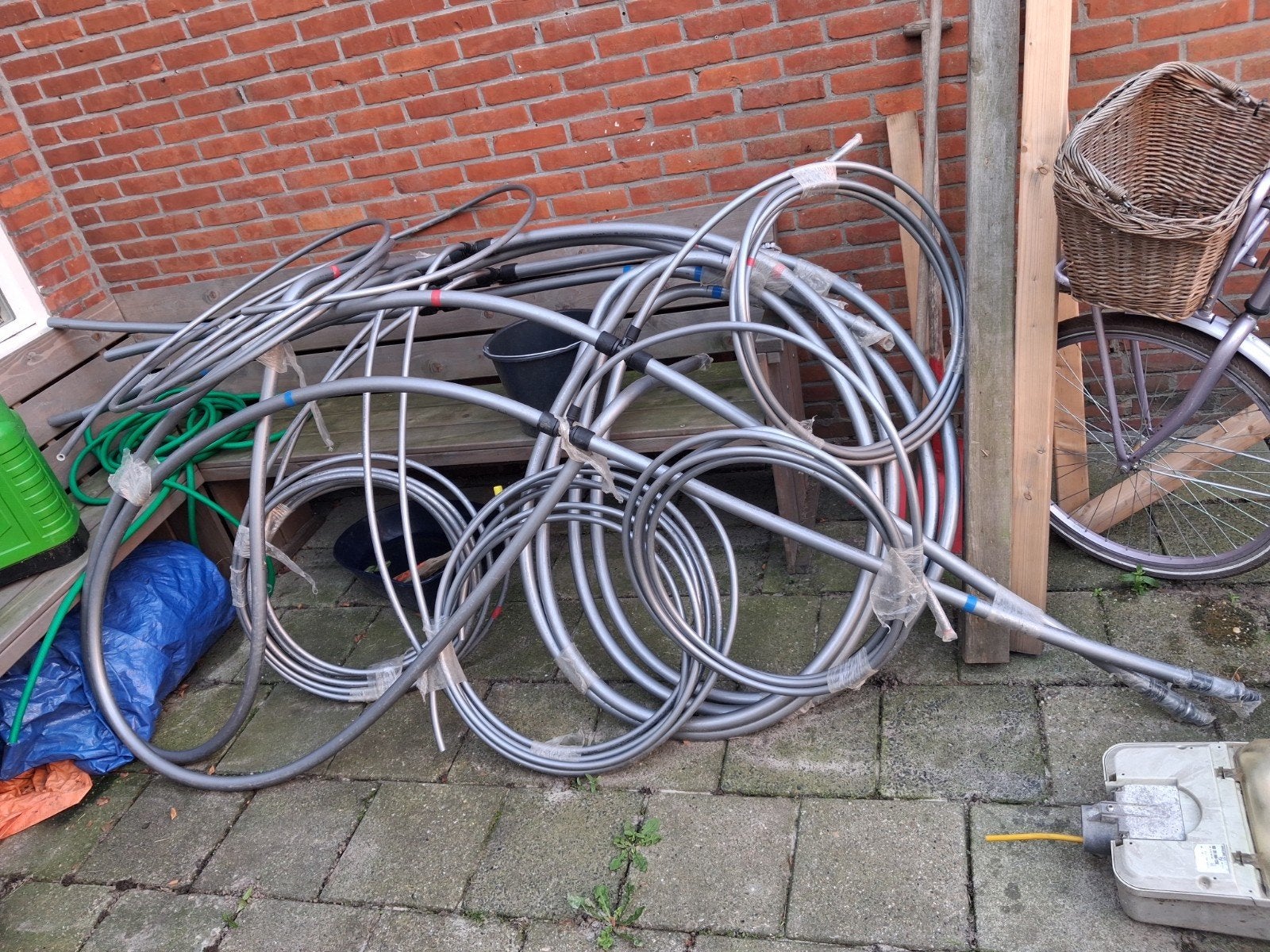 dubbelwandig buis ideaal voor in een stal, Ophalen, Rvs, Minder dan 2 meter, 80 mm of meer