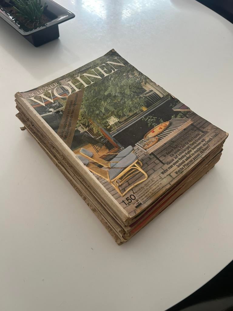 10 vintage tijdschriften Schöner Wohnen 1964, Boeken, Tijdschriften en Kranten, Gelezen, Ophalen of Verzenden