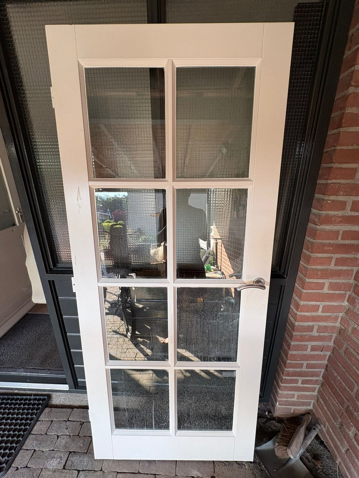 Zo goed als nieuwe gelakte binnendeur 201x87,5 cm, Ophalen, 80 tot 100 cm, Binnendeur, Zo goed als nieuw