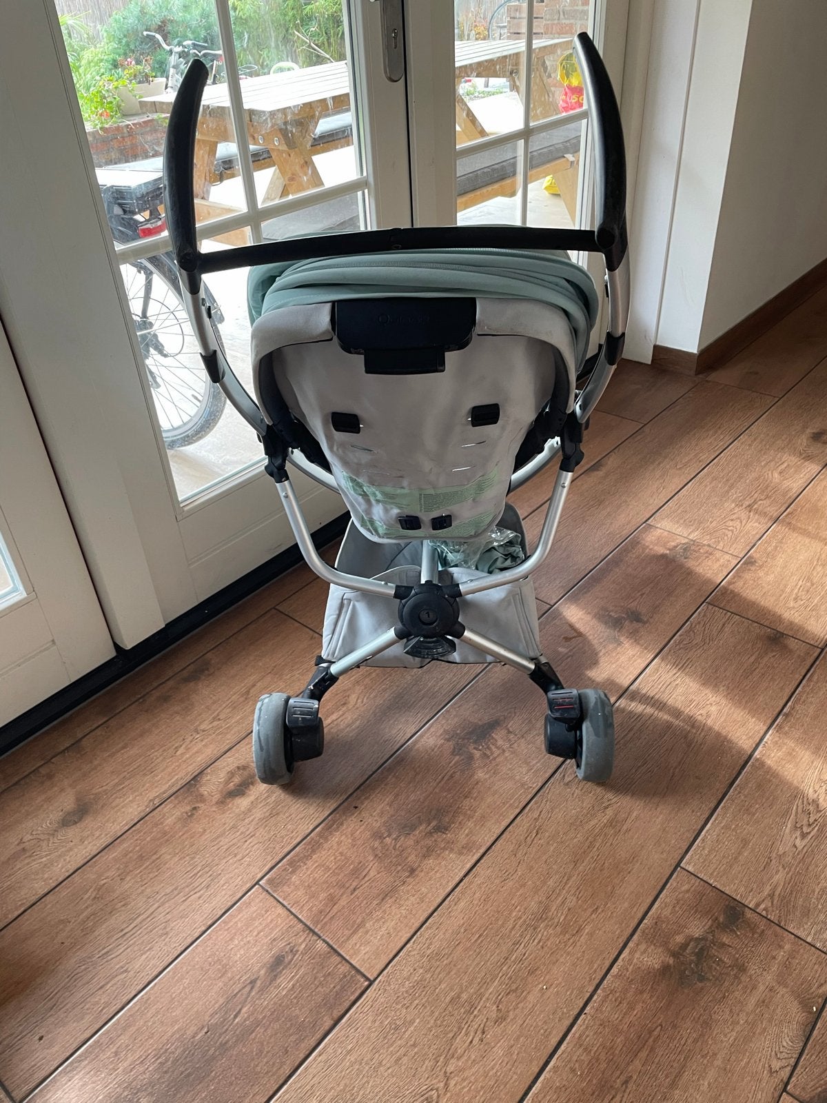 Quinny Zapp Flex Plus Buggy - Lichtgroen/Grijs, Kinderen en Baby's, Buggy's, Ophalen of Verzenden, Gebruikt, Quinny, Verstelbare rugleuning