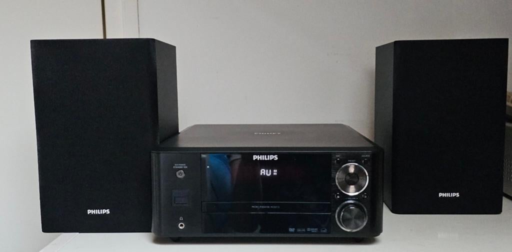 Philips MCD712/12 Multimedia Audio Systeem, Audio, Tv en Foto, Stereo-sets, Ophalen, Philips, Gebruikt, Tuner of Radio