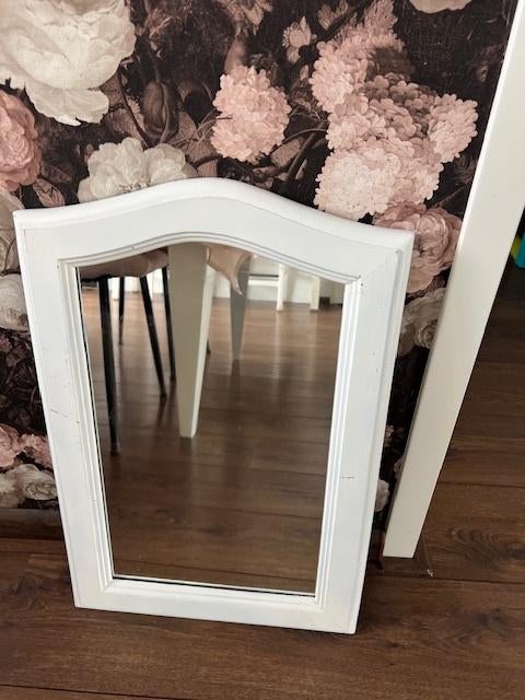Spiegel houten rand, Ophalen, Minder dan 50 cm, Gebruikt, Minder dan 100 cm