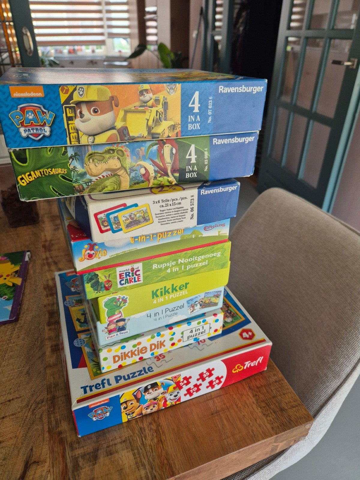 10 kinderpuzzels voor 10 euro (peuter/kleuter), Ophalen of Verzenden, 10 tot 50 stukjes