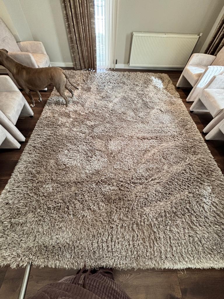 Te koop: Groot vloerkleed 350 x 250 cm, Huis en Inrichting, Stoffering | Tapijten en Kleden, Ophalen, Zo goed als nieuw, Rechthoekig