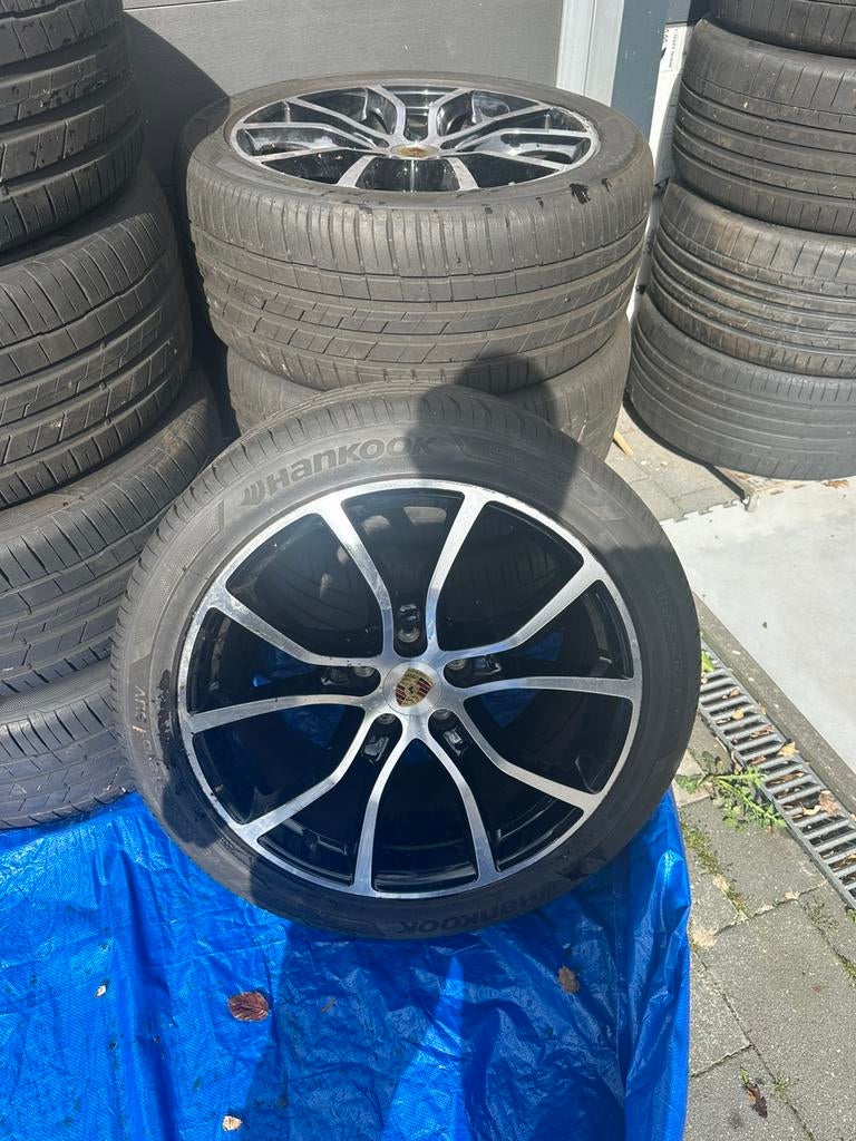 Porsche Cayenne 21 inch velgen/banden  285/40/21 - 315/35/21, Ophalen, Gebruikt, 285 mm, Banden en Velgen