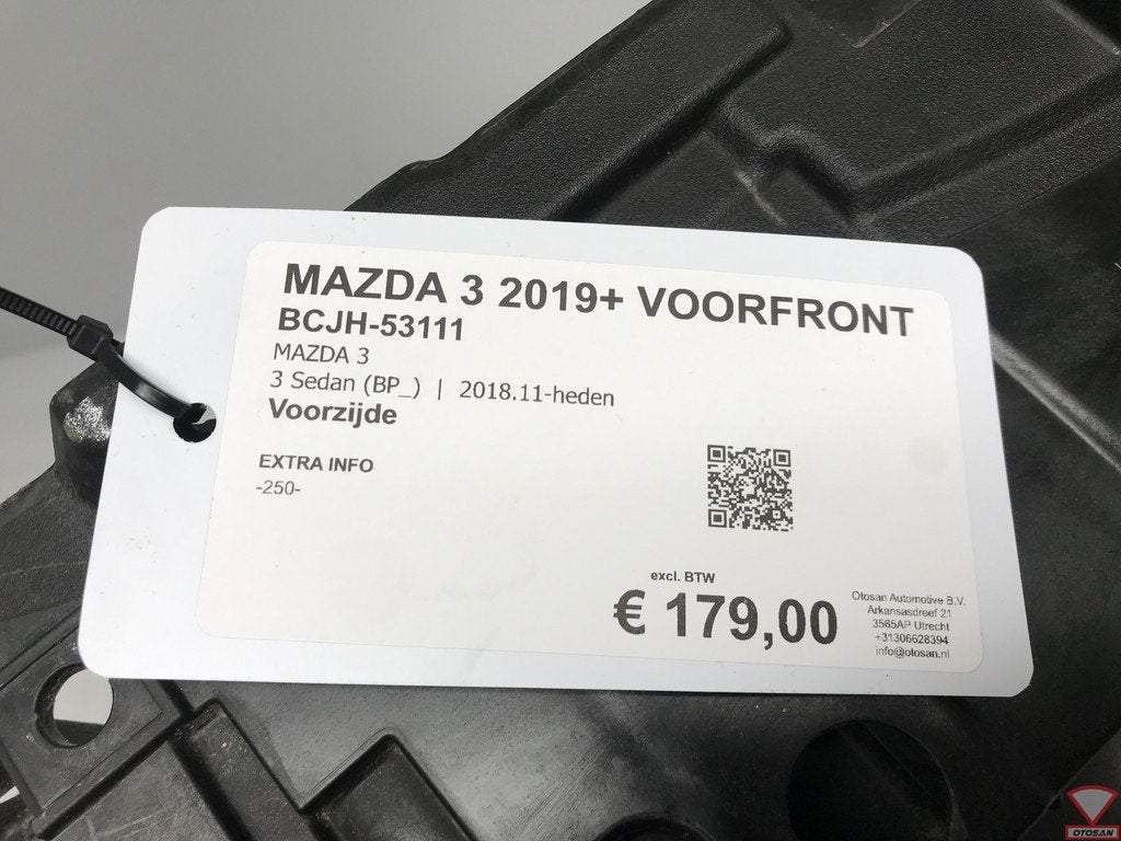 Mazda 3 2019+ Voorfront Front Origineel! BCJH-53111, Gebruikt, Shinchi, Fuchu-Cho 3-1
730-8670  Hiroshima, Voor, Mazda Motor Corporation