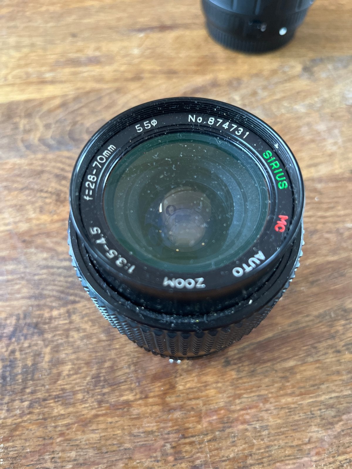 Sirius f=28-70mm 1:3.5-4.5 MC Zoom lens voor Olympus OM, Overige merken, Gebruikt, Ophalen of Verzenden, Overige vattingen