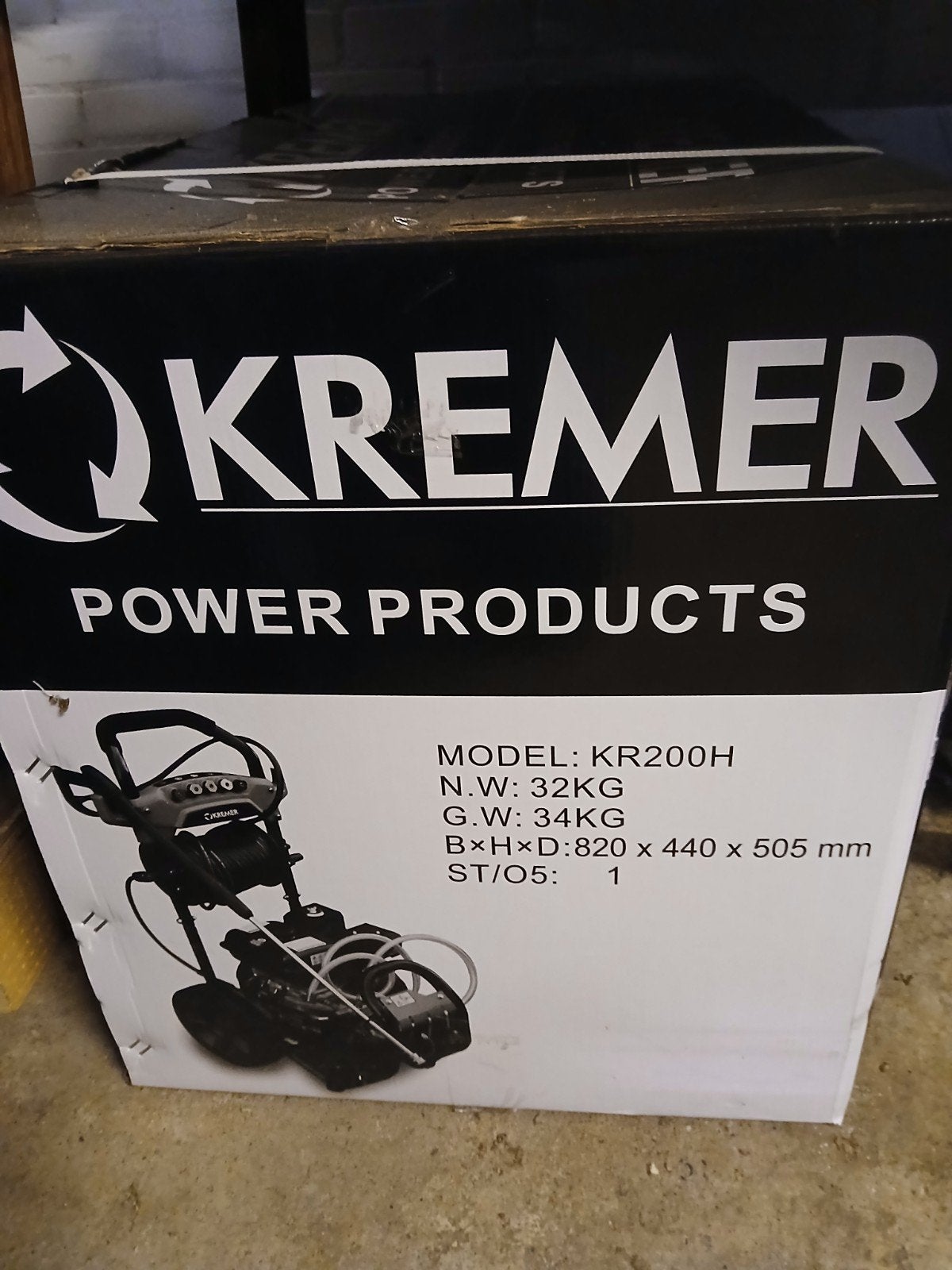 Kremer hoge drukreiniger Type KR 200H, Doe-het-zelf en Verbouw, Ophalen, Nieuw