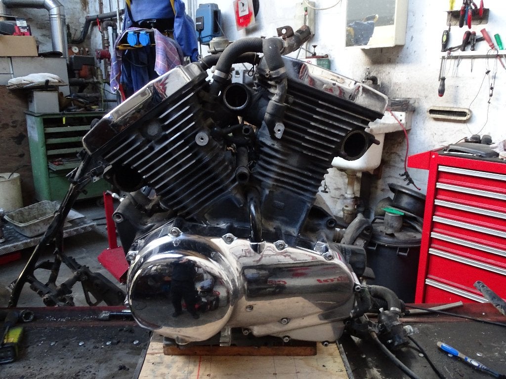 kawasaki vn800 classic motorblok, Motoren, Ophalen, Gebruikt