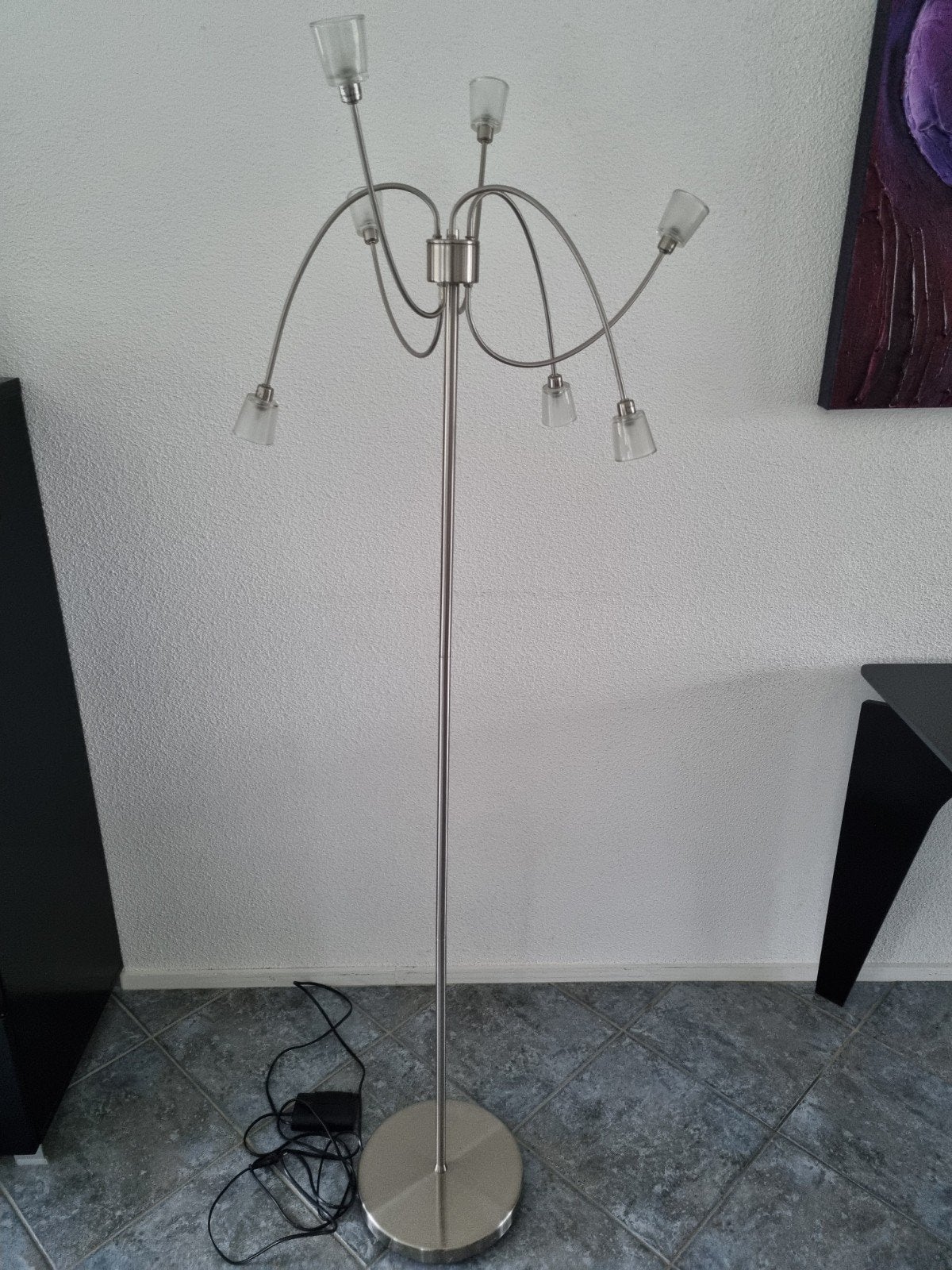 staande lamp, Ophalen, Zo goed als nieuw, Metaal, 150 tot 200 cm
