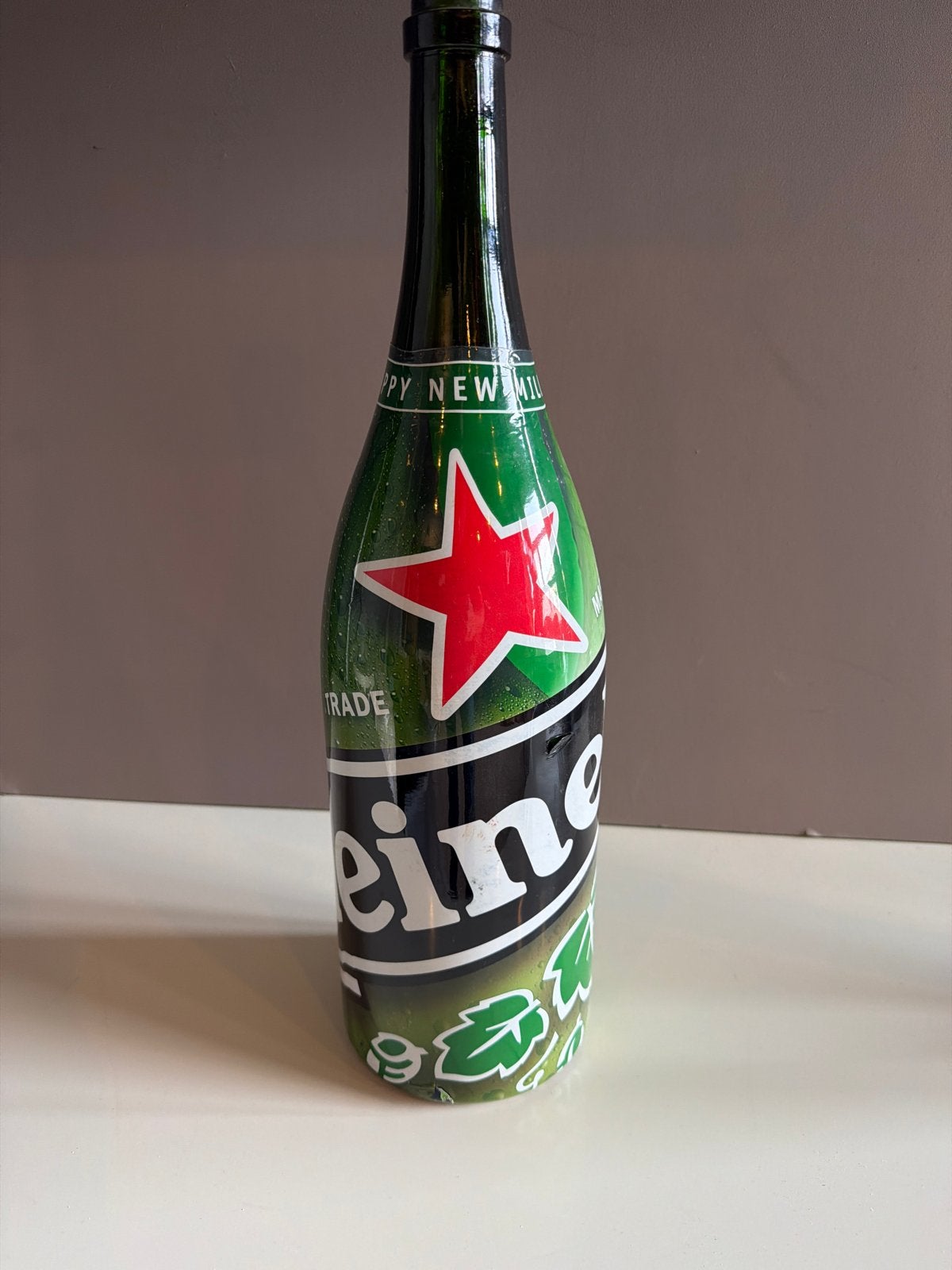 Heineken Millennium fles 3 liter - Happy New Millennium, Verzenden, Gebruikt