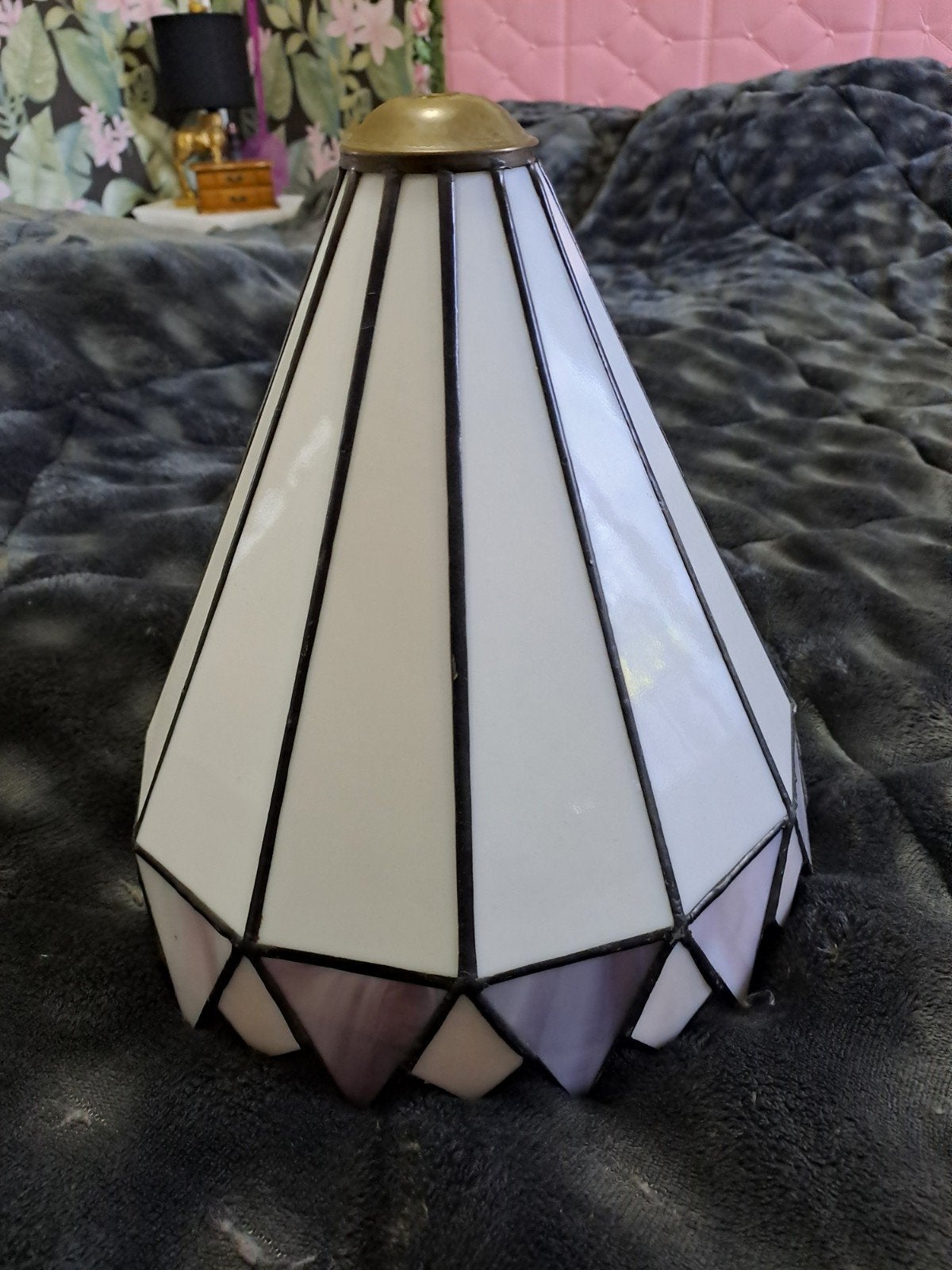 tiffany lampenkap, Huis en Inrichting, Lampen | Lampenkappen, Ophalen of Verzenden, 23 cm, 27 cm, Glas