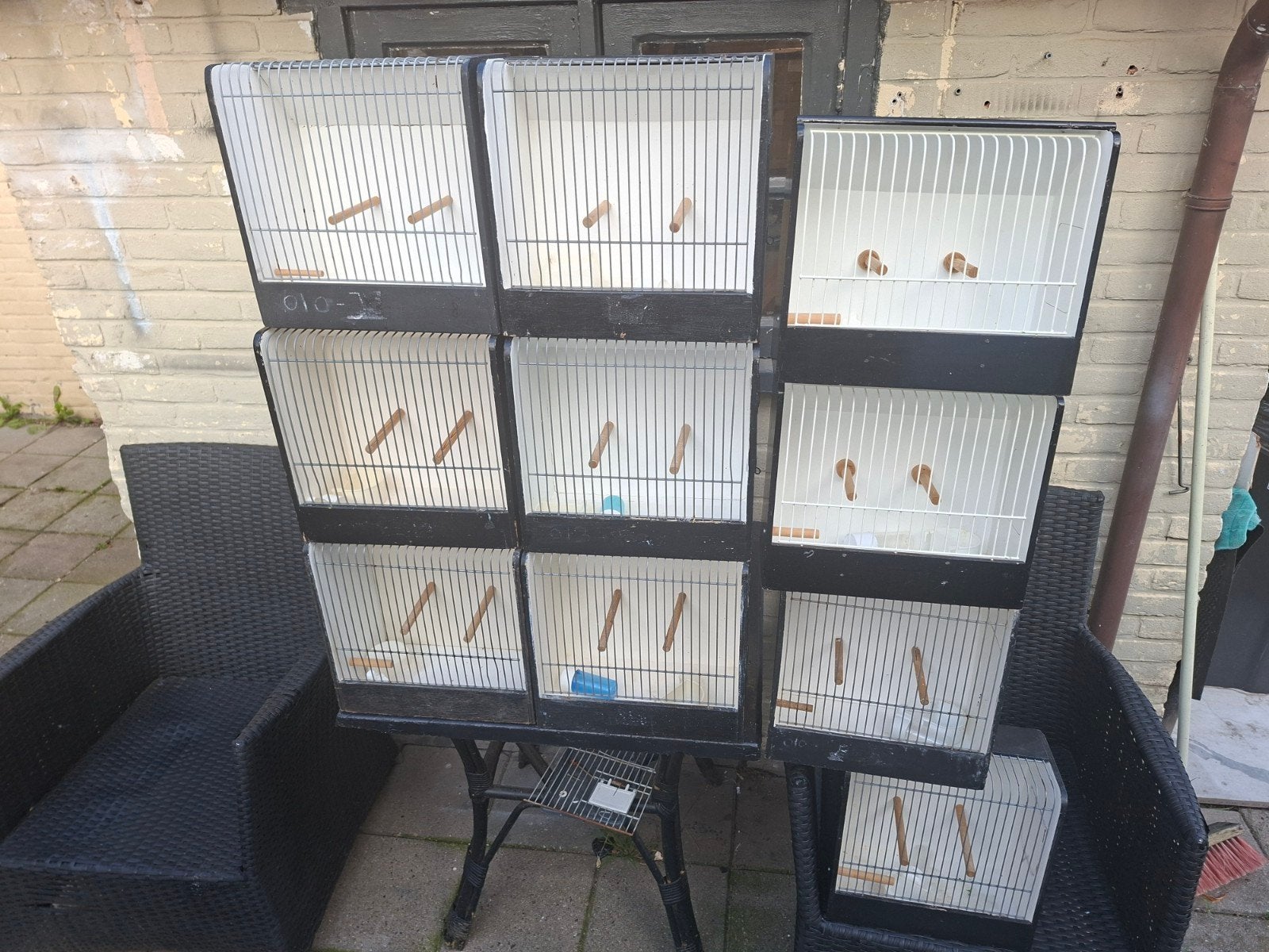 te koop  10 tt kooitjes voor €40, Ophalen, Gebruikt, Hout, Vogelkooi