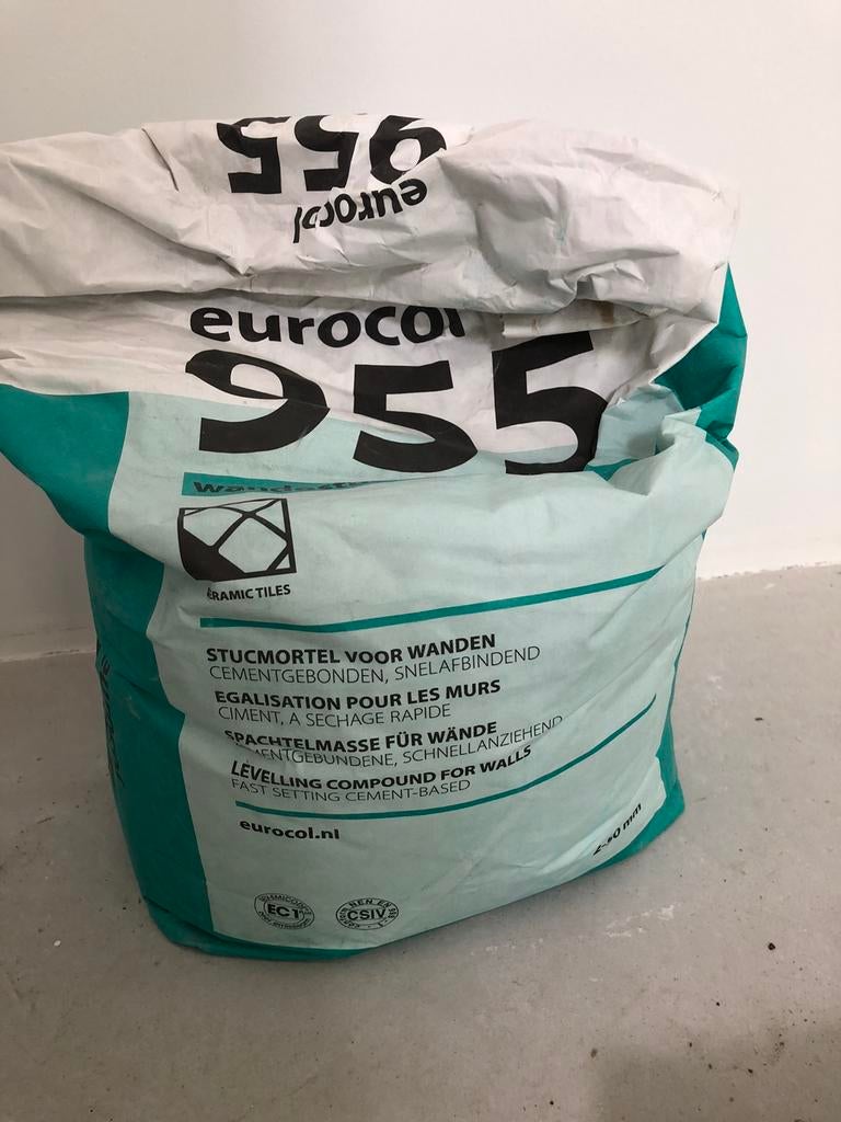 Eurocol 955 wandostuc, Ophalen, Nieuw