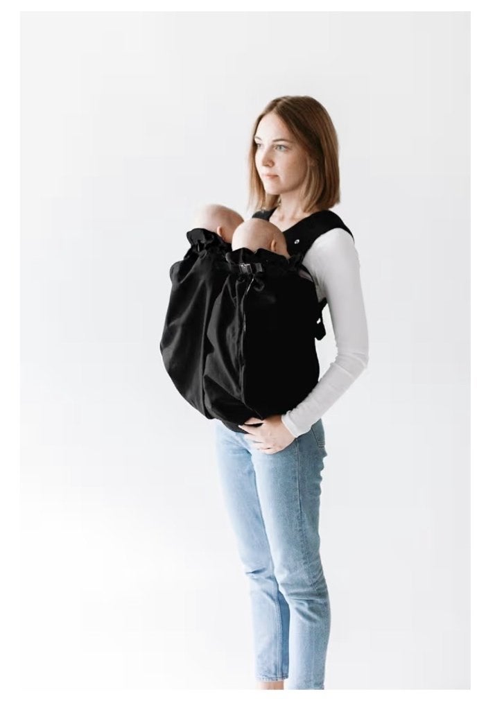 Weego twin carrier / draagzak voor tweeling, Kinderen en Baby's, Babydragers en Draagdoeken, Zo goed als nieuw, Buik, Draagzak