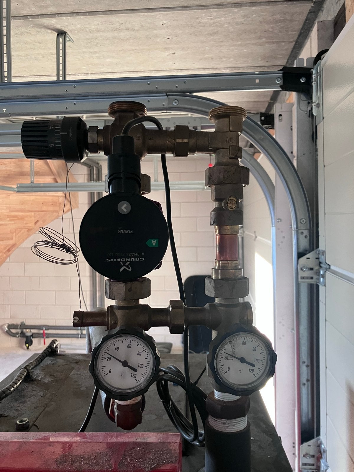 Oventrop pompunit met Grundfos ALPHA2 L 25-60 180 pomp, Gebruikt, Minder dan 30 cm, Overige typen, Minder dan 60 cm