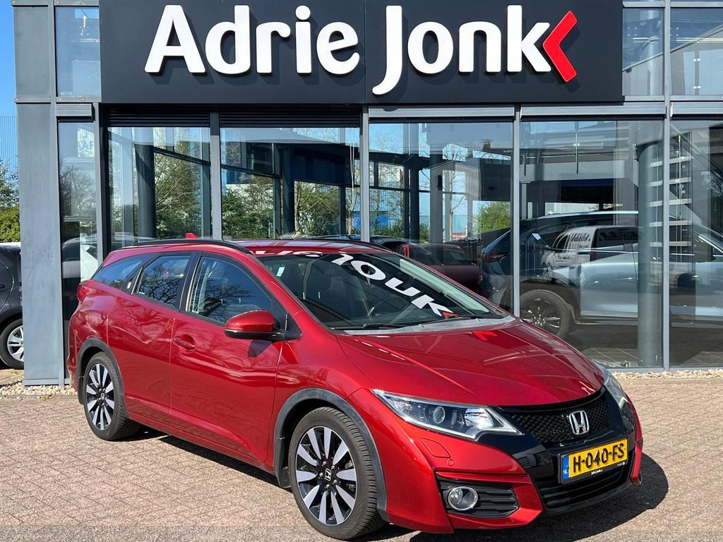 Honda Civic Tourer 1.8 Elegance | AUTOMAAT | TREKHAAK | ACHT, Gebruikt, 4 cilinders, 1000 kg, 500 kg