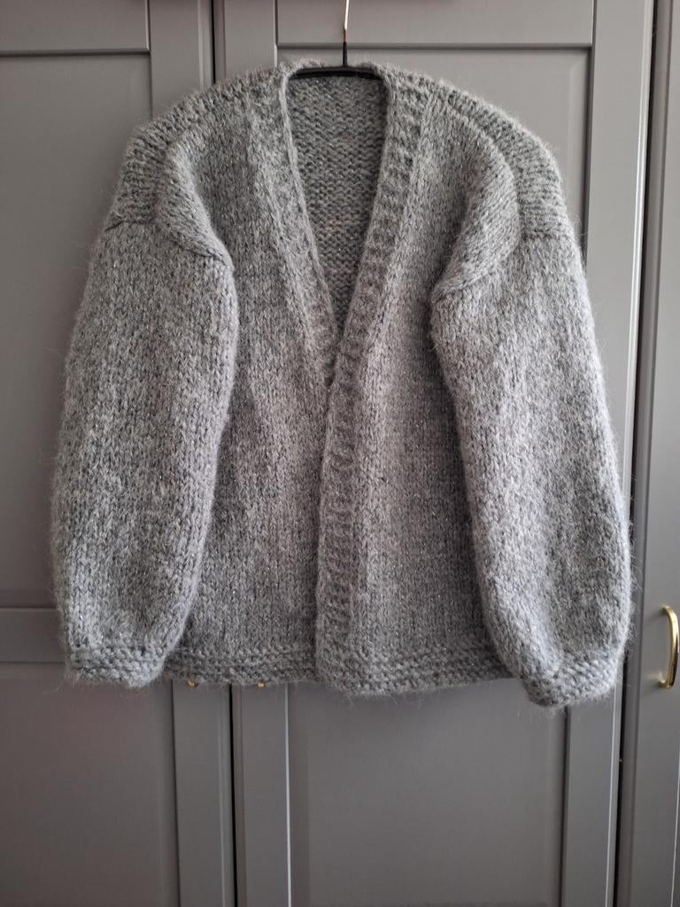 Nieuw handgemaakt alpaca vest, een maat, Ophalen of Verzenden, Nieuw, Maat 46/48 (XL) of groter, Grijs