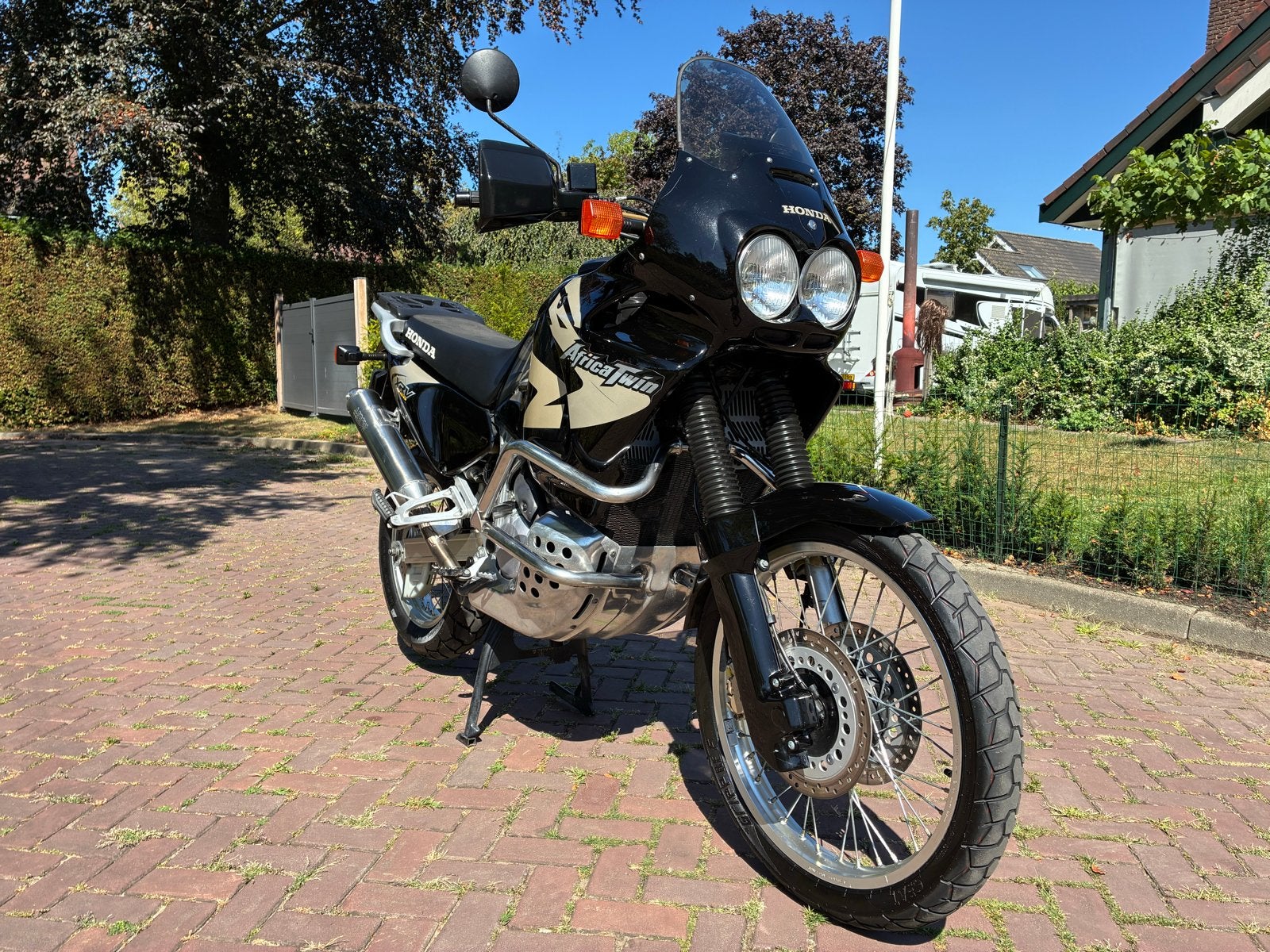 Honda Africa Twin XRV 750 - Zeer goed onderhouden, Motoren, Motoren | Honda, 2 cilinders, Sportuitlaat, Gebruikt, Particulier