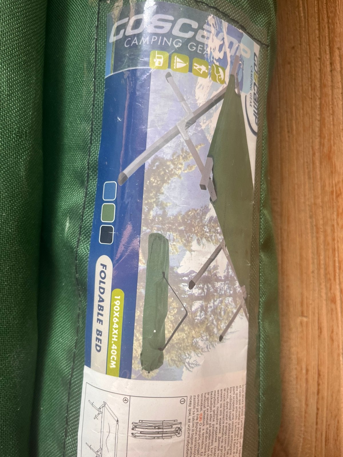 Gocamp veldbed, Ophalen, Zo goed als nieuw