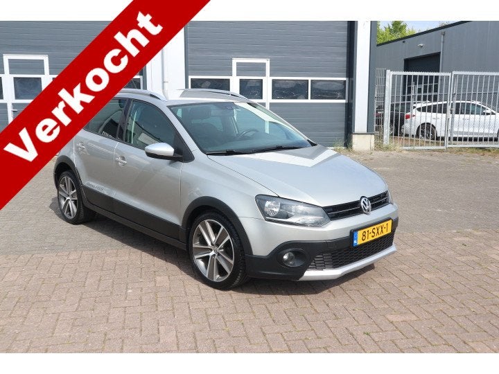 Volkswagen Polo 1.4-16V Cross (bj 2012), Voorwielaandrijving, Zwart, 4 cilinders, Beige
