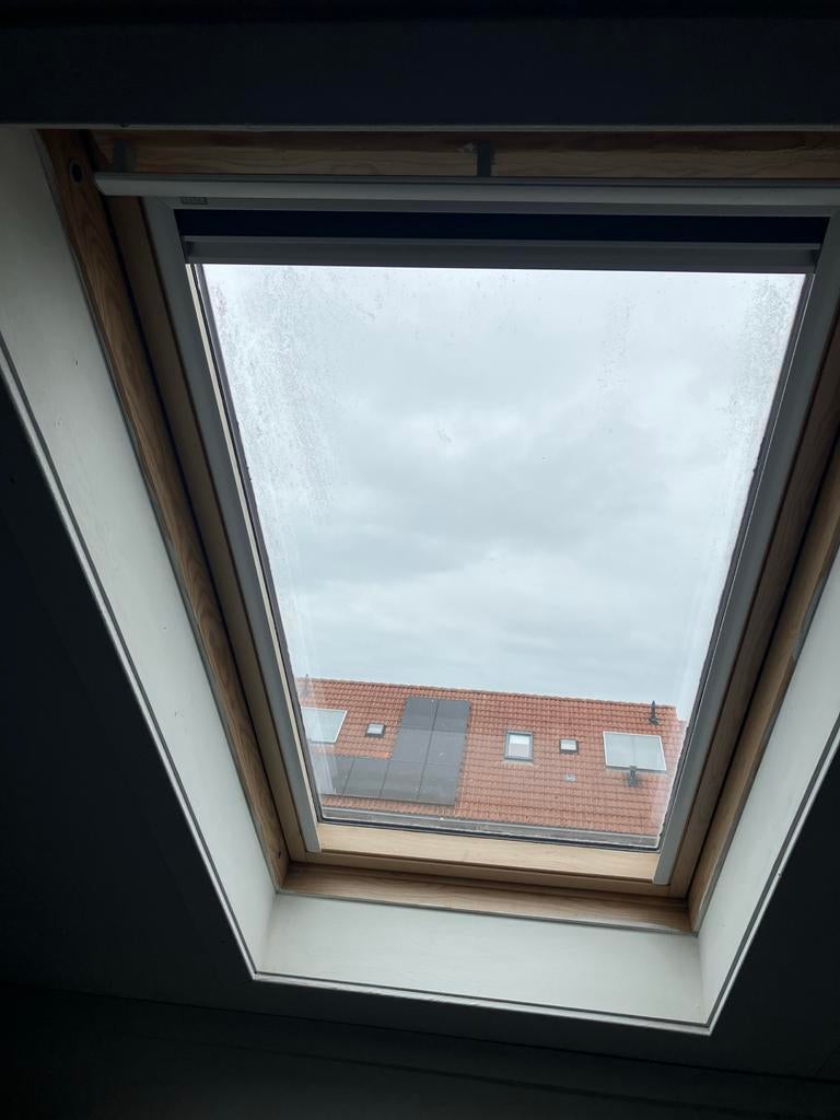 Velux Dakraam GGL M08 met verduisterend rolgordijn, Ophalen, Gebruikt, Minder dan 80 cm, 120 tot 160 cm