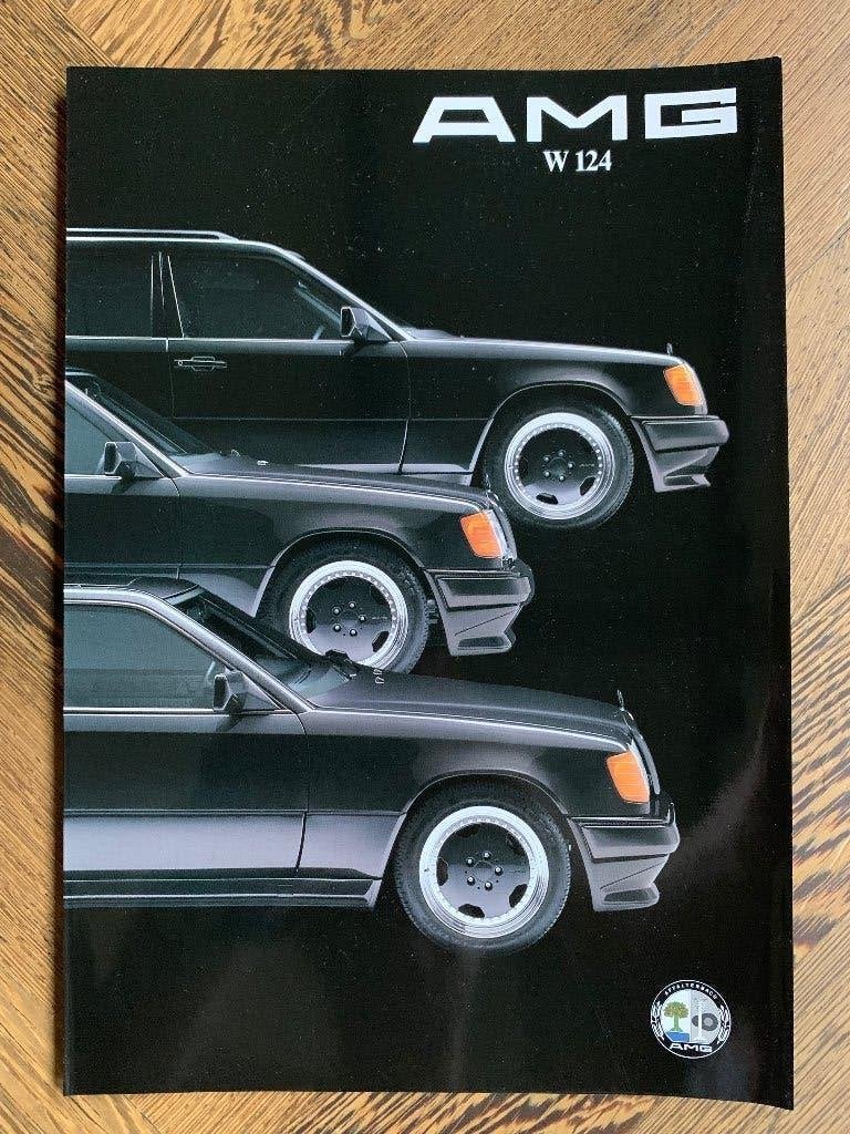 Leaflet Mercedes-Benz AMG 300 E/TE/CE W124 1990 nieuw!, Nieuw, Mercedes-Benz, Mercedes, Ophalen of Verzenden