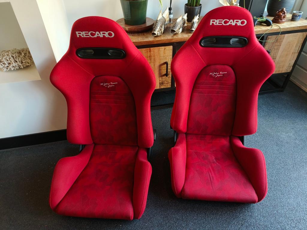 Recaro SR5 Red Arista 30th anniversary edition (pair), Ophalen of Verzenden