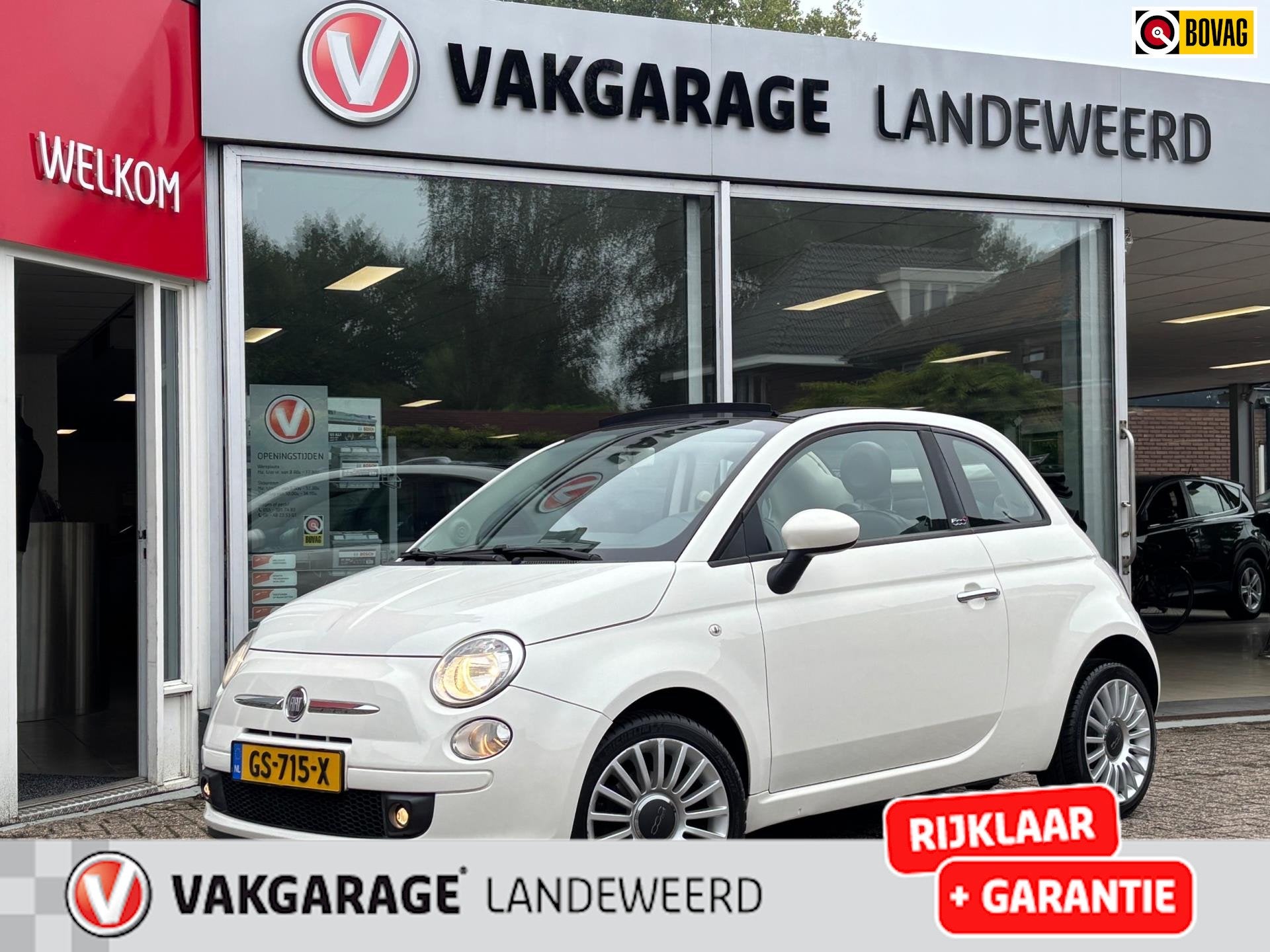 Fiat 500 C 0.9 TwinAir Lounge (RIJKLAAR met APK t/m aug-2026, Auto's, 86 pk, Gebruikt, 31 €/maand, Cabriolet