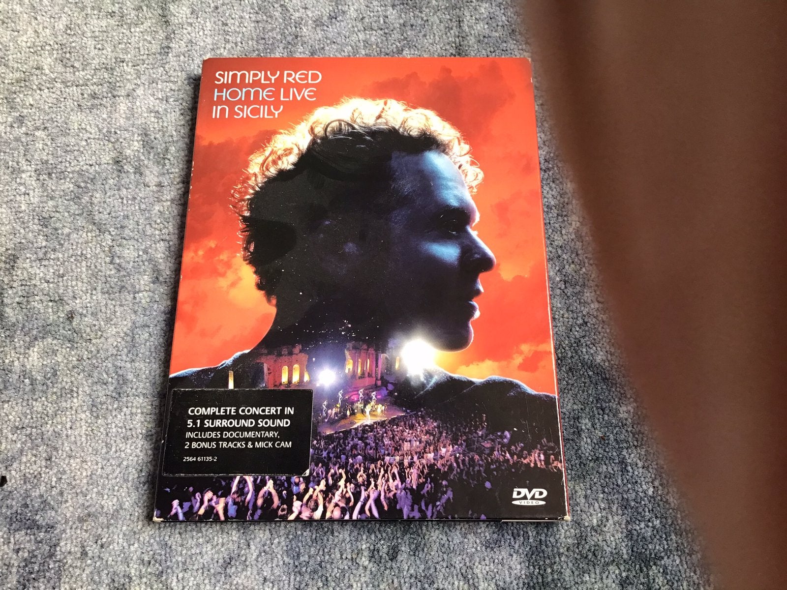 Simply Red.  Home live in Sicily.  DVD, Cd's en Dvd's, Alle leeftijden, Ophalen of Verzenden, Zo goed als nieuw