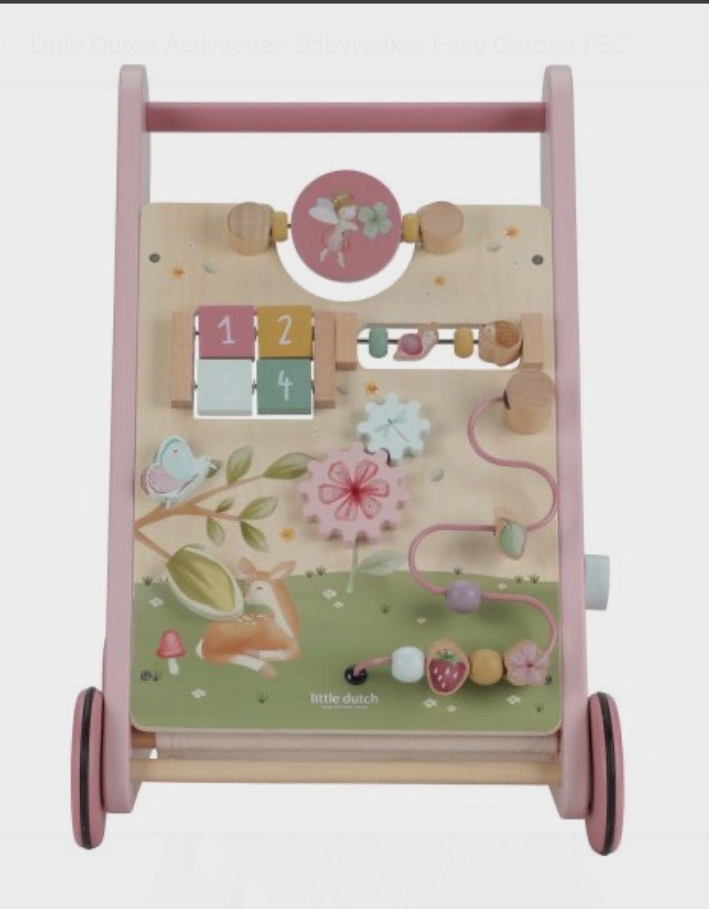 Little Dutch Babywalker Fairy Garden Pink, Ophalen, Nieuw, Overige typen, Met wieltjes