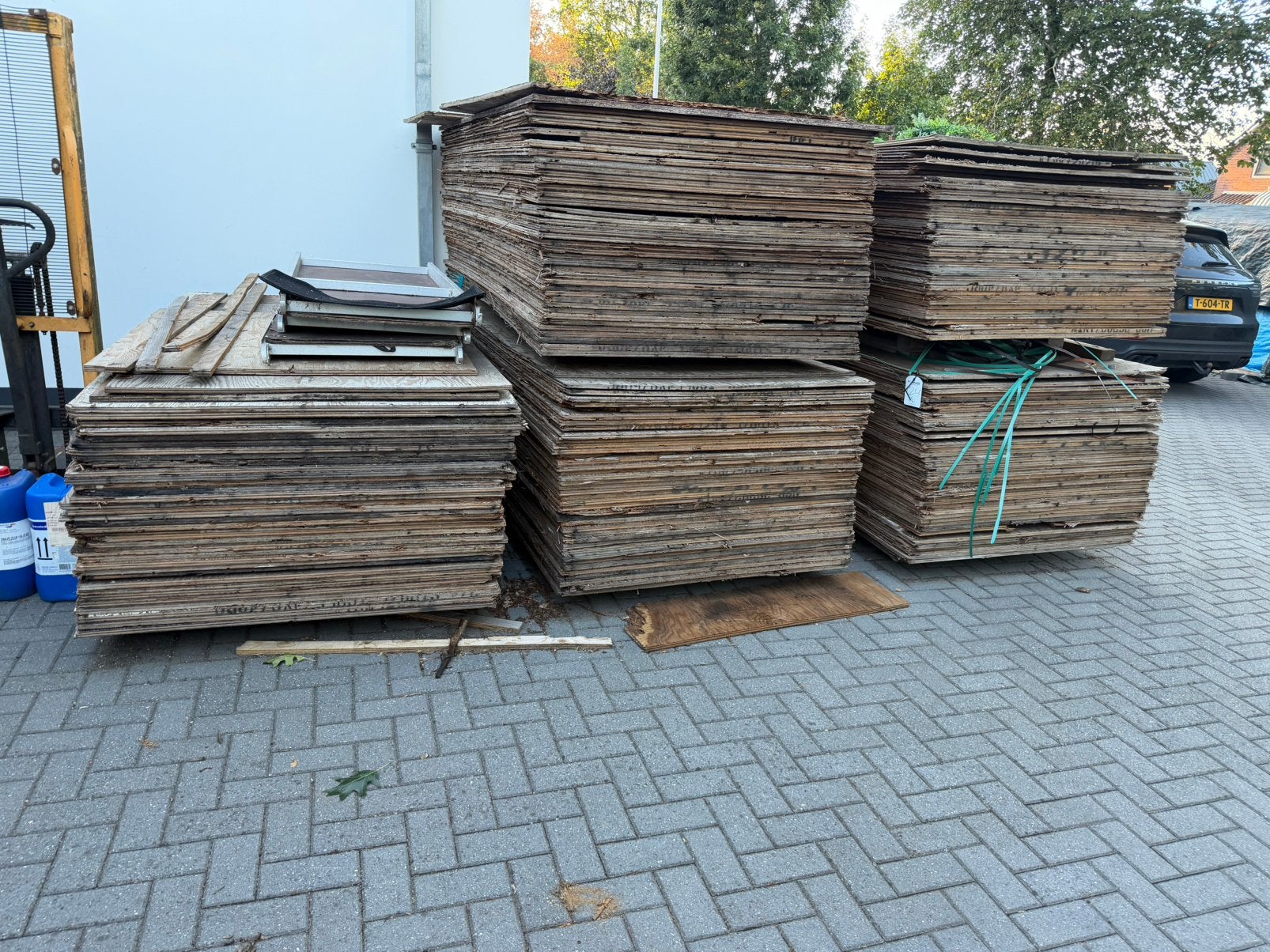Partij Gebruikte Underlayment Platen (Min. 35 stuks), Ophalen, Gebruikt, 180 tot 250 cm, Planken
