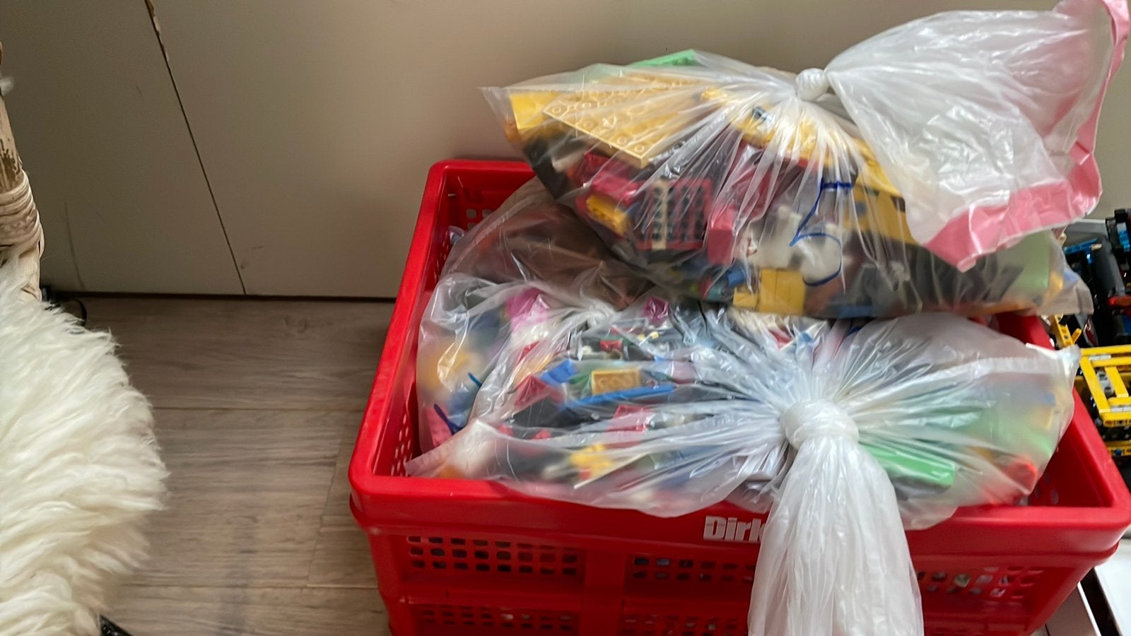 6 nu nog 1 zak willekeurig lego van ca 1kg, Ophalen of Verzenden, Zo goed als nieuw, Inclusief minifiguren, Lego