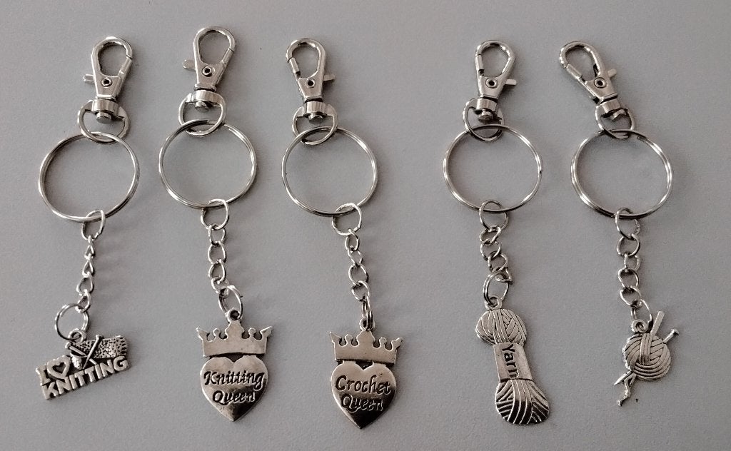 Sleutelhangers met als thema: handwerken, haken, breien, Ophalen of Verzenden, Nieuw, Overige typen
