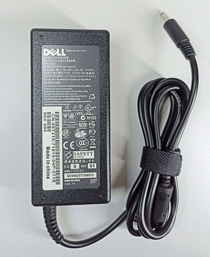 45W oplader Dell XPS 13 9333 9343 9350, 19.5V 2.31a, Nieuw, Ophalen of Verzenden, Drrkd2022@gmail.com, Dell