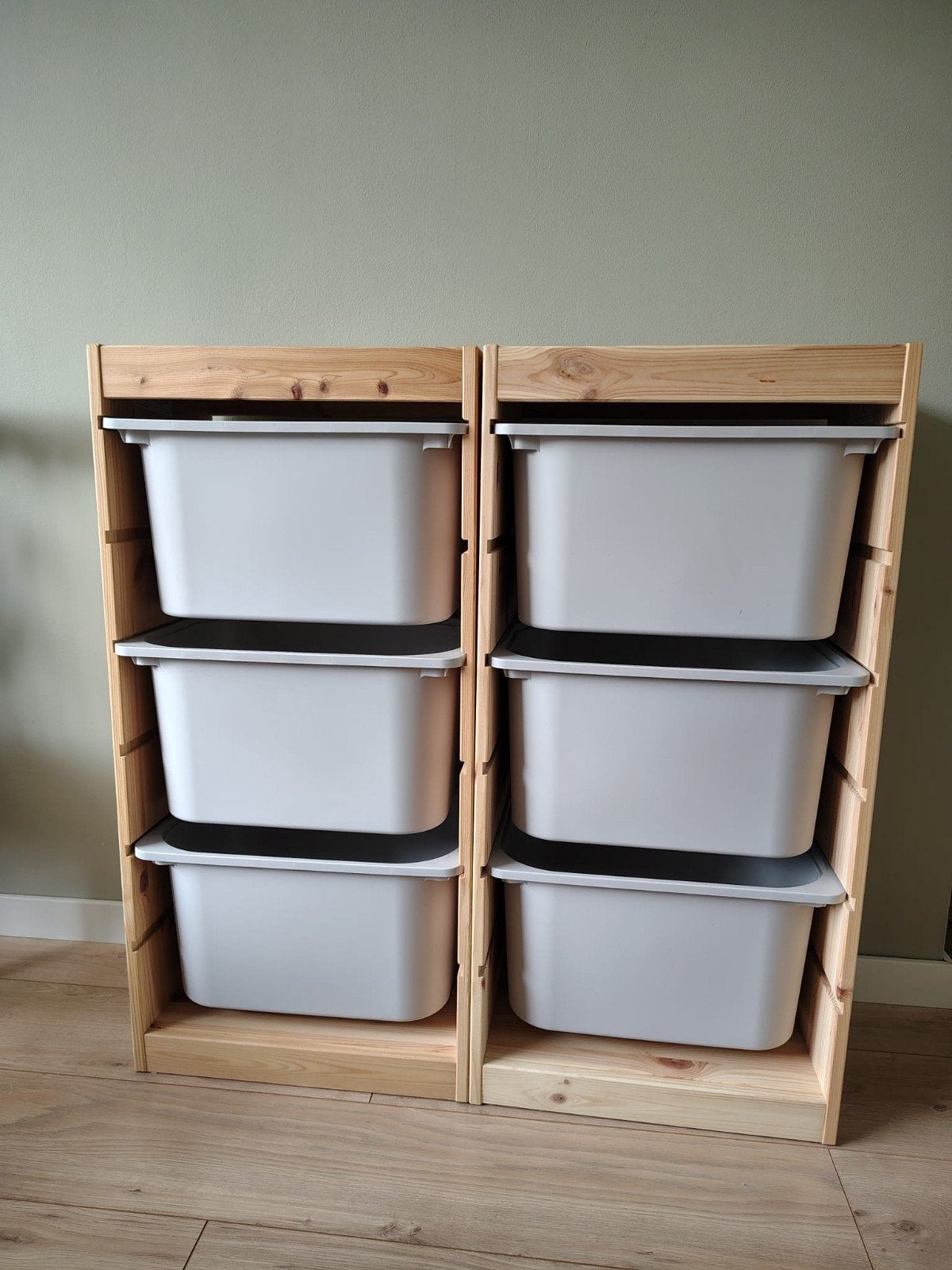 Ikea Trofast opbergkast 2x met bakken, Ophalen, Gebruikt, Minder dan 50 cm, 90 tot 105 cm