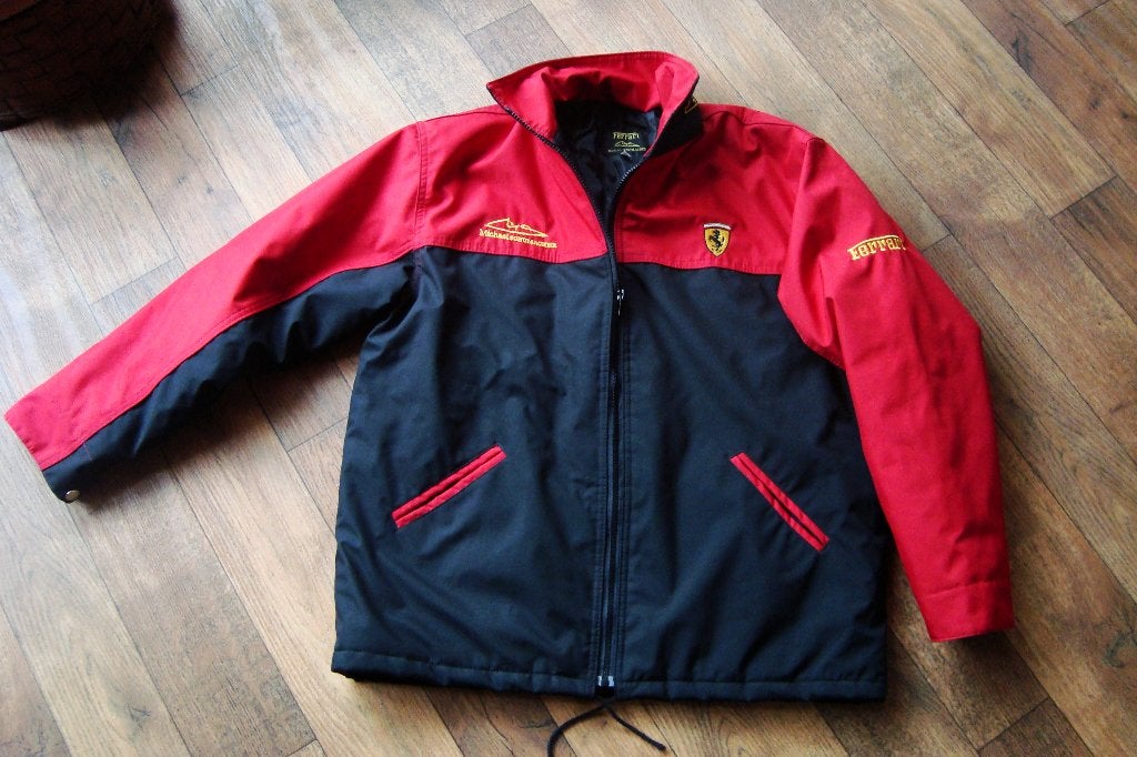 rode ferrari jas van michael schumacher, Ophalen of Verzenden, Gebruikt, Formule 1
