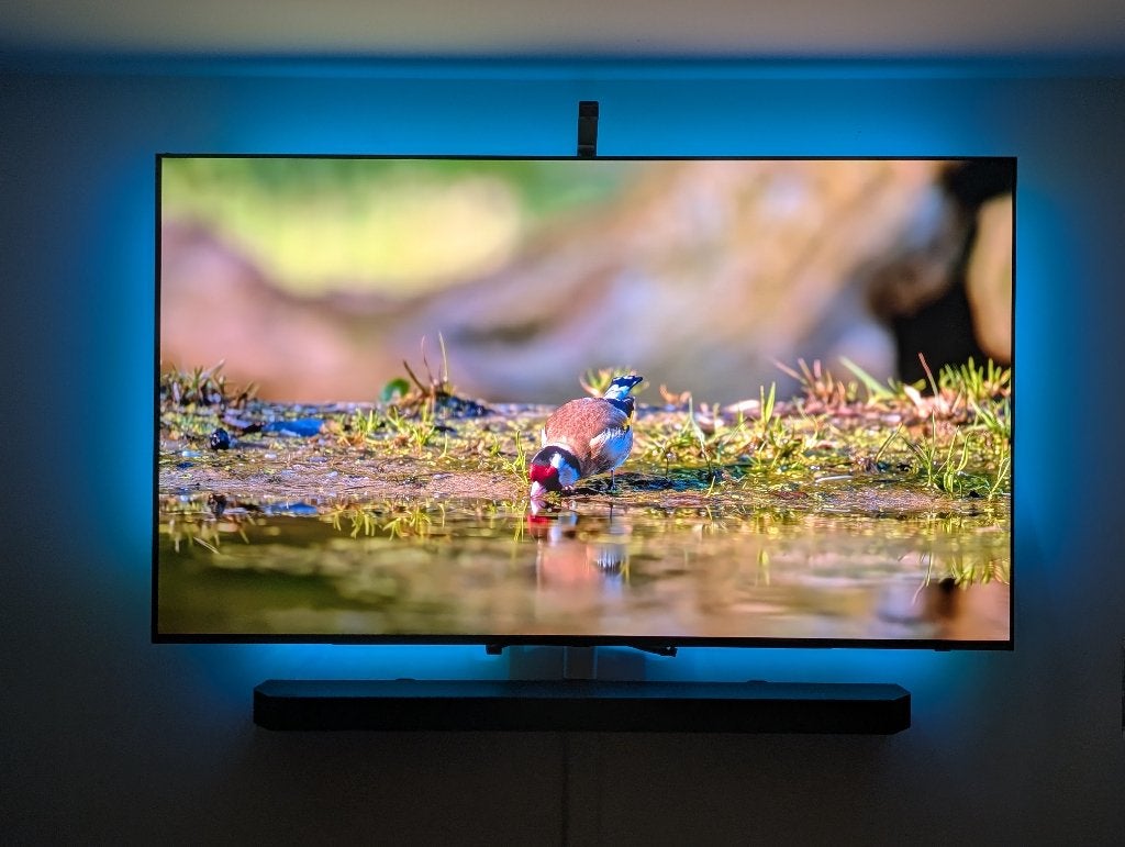 Samsung OLED S93D 65 inch met ambi/govee light, Ophalen, Zo goed als nieuw, Samsung, 100 cm of meer