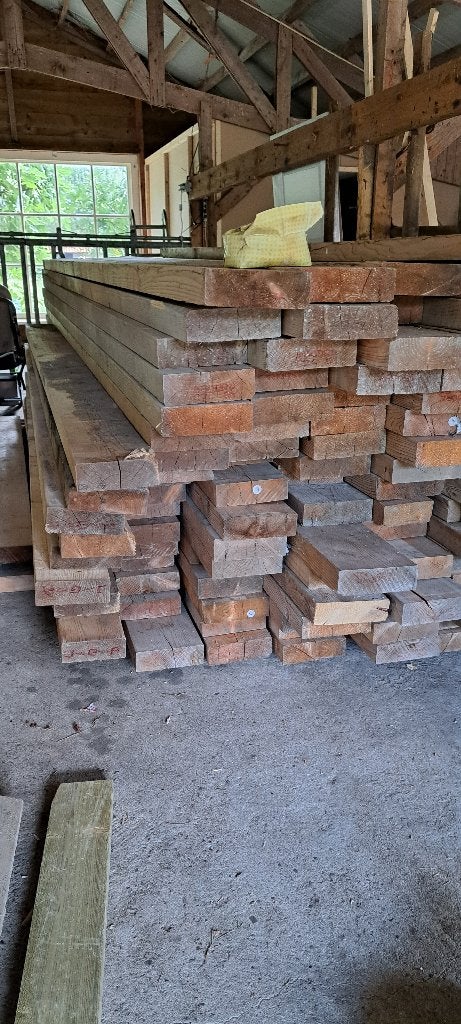 Gordingen, houten balken, Doe-het-zelf en Verbouw, Hout en Planken, Ophalen, Minder dan 25 mm, Nieuw, 300 cm of meer