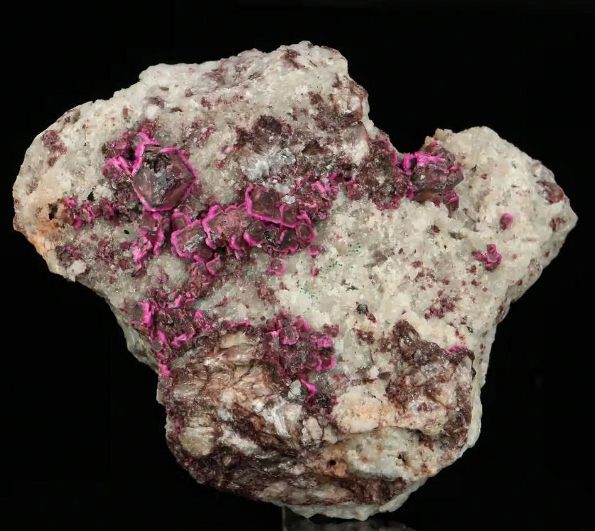 **TOP** COBALTO-DOLOMIET kristallen uit DR.Congo., Ophalen of Verzenden, Mineraal