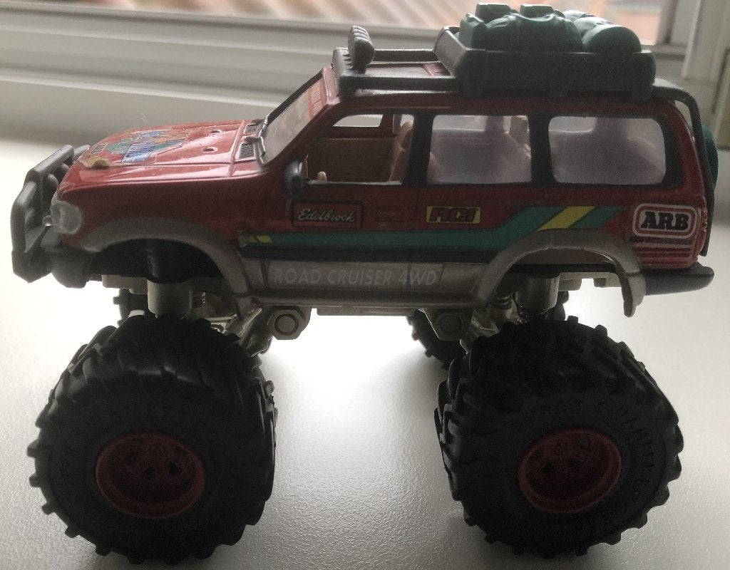 MONSTERWAGEN - KENTOYS 1998 - ONG. 9 CM HOOG EN 12,5 CM LANG, Ophalen of Verzenden, Zo goed als nieuw